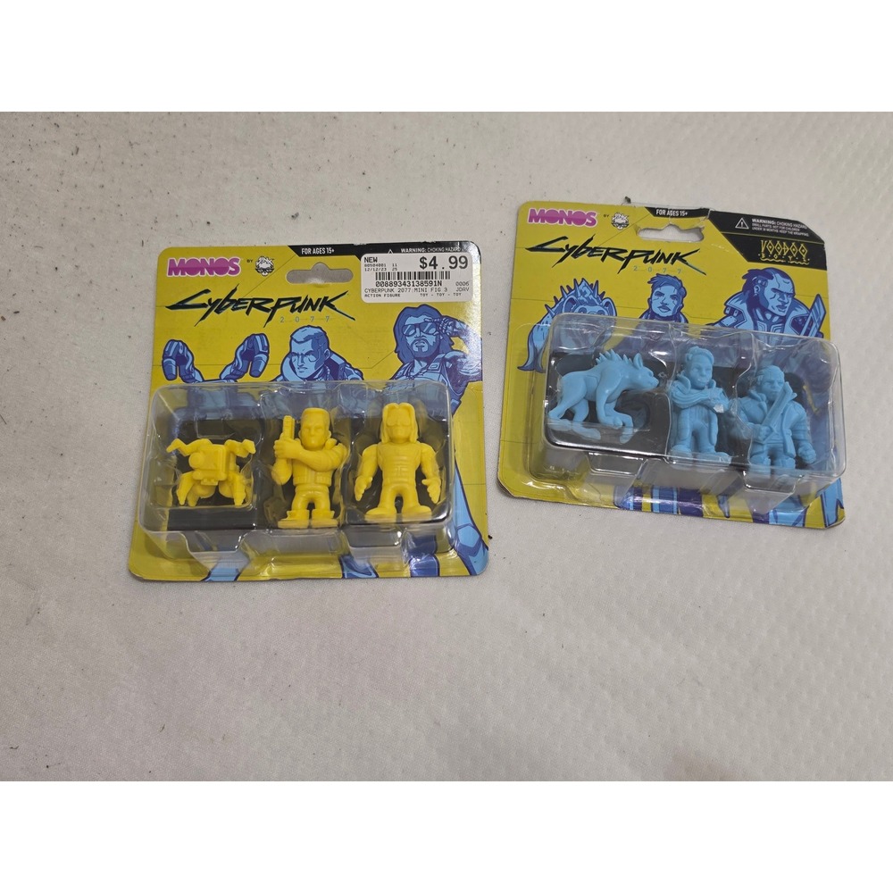 Cyberpunk 2077 Monos Mini Figures‎ Jinx Voodoo Boys Animals 2 Pack Bundle NEW